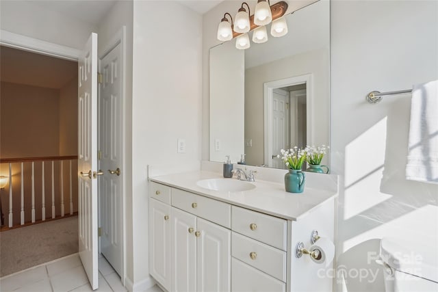 11234 Villa Trace Pl, Charlotte, NC 28277 - bathroom featuring vanity and tile patterned flooring