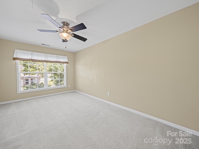 5921 Firethorne Ln, Concord, NC 28025 - unfurnished room featuring a ceiling fan, baseboards, and carpet floors