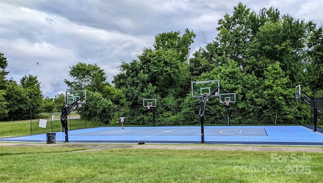1418 Skidaway St NW Unit 427, Concord, NC 28027 - view of basketball court with community basketball court and a lawn