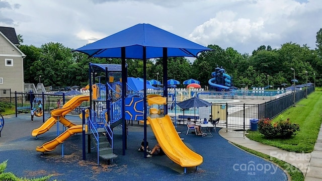 1418 Skidaway St NW Unit 427, Concord, NC 28027 - community playground with a community pool and a water play area