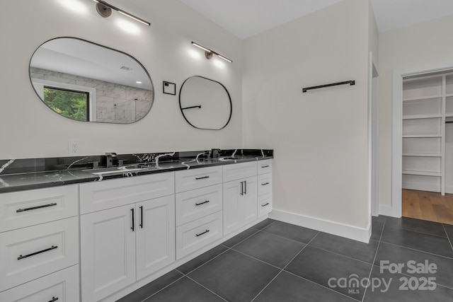 127 View Ridge Parkway, Leicester, NC 28748 - bathroom featuring double vanity and tile patterned flooring
