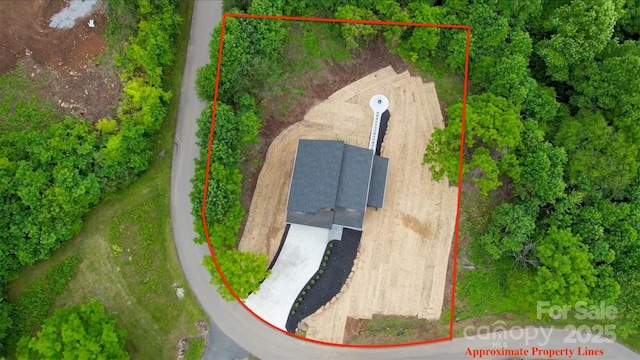 127 View Ridge Parkway, Leicester, NC 28748 - view of property location featuring property parcel outlined