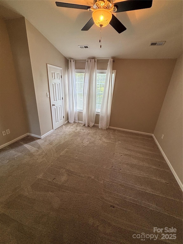 4151 Town Center Rd, Harrisburg, NC 28075 - carpeted spare room featuring ceiling fan and baseboards