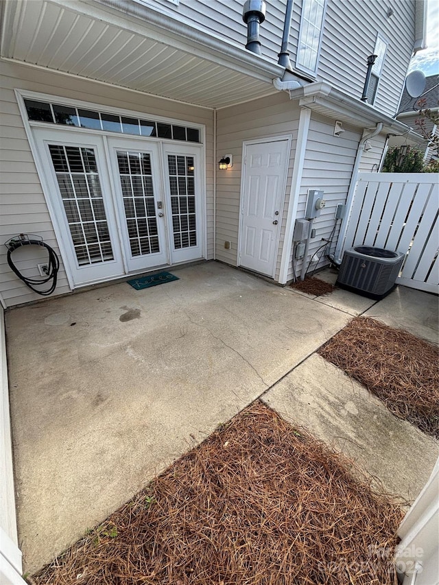 4151 Town Center Rd, Harrisburg, NC 28075 - view of patio / terrace with central air condition unit