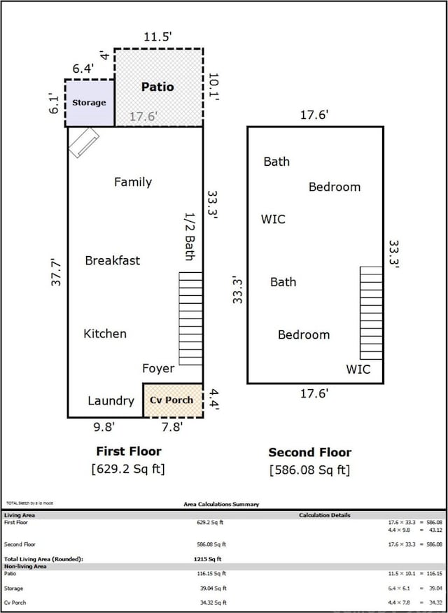4151 Town Center Rd, Harrisburg, NC 28075 - floor plan / room layout