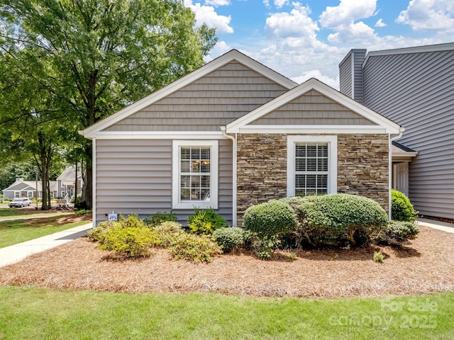 1836 Fairlawn Ct, Rock Hill, SC 29732 - view of front of house featuring stone siding