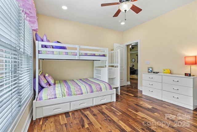 1616 Indian Springs Dr NW, Conover, NC 28613 - bedroom with wood finished floors and recessed lighting