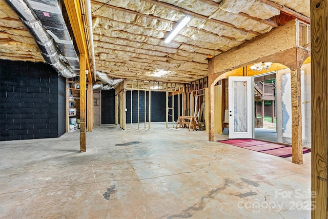 1616 Indian Springs Dr NW, Conover, NC 28613 - view of unfinished basement