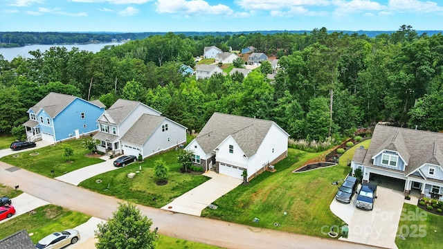 18619 Mainsail Ct, Lancaster, SC 29720 - aerial perspective of suburban area featuring a large body of water