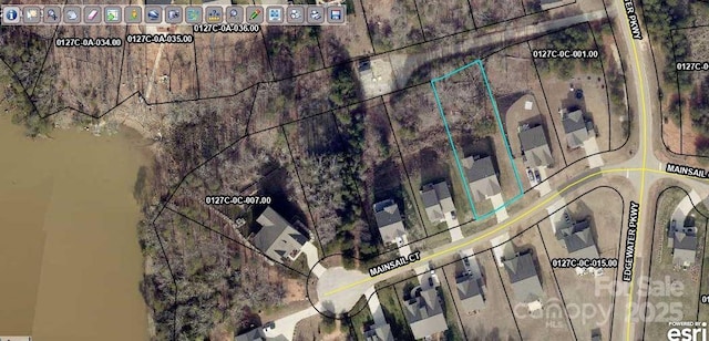 18619 Mainsail Ct, Lancaster, SC 29720 - map of property location featuring property parcel outlined