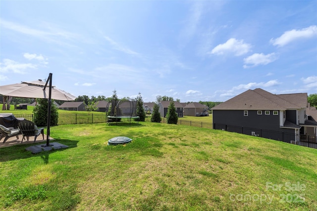 17637 Snug Harbor Rd, Charlotte, NC 28278 - view of yard featuring a trampoline and a residential view