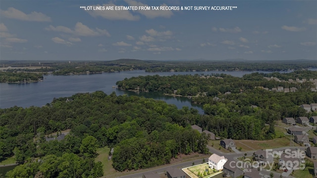 17637 Snug Harbor Rd, Charlotte, NC 28278 - drone / aerial view of a heavily wooded area and a large body of water