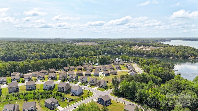 17637 Snug Harbor Rd, Charlotte, NC 28278 - aerial perspective of suburban area with a nearby body of water and a heavily wooded area