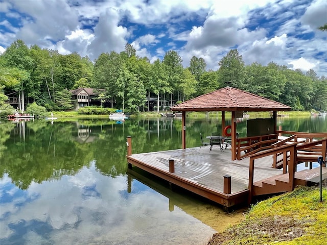 92 Nodatsi Ct, Brevard, NC 28712 - dock area with a gazebo