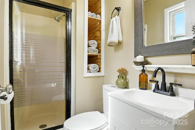 5378 Westwood Dr, Granite Falls, NC 28630 - bathroom with a stall shower and vanity