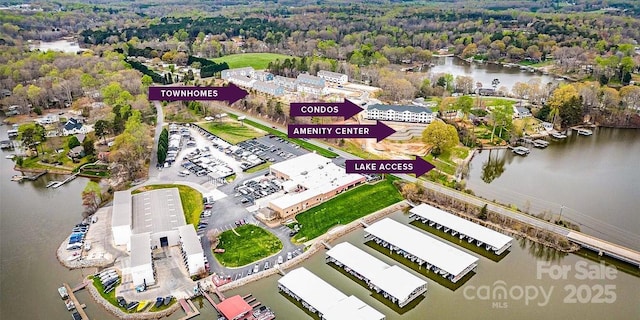 4455 Reed Creek Dr Unit 201, Sherrills Ford, NC 28673 - aerial view of a nearby body of water and a forest