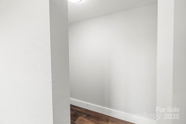 5354 Sherrills Ford Rd, Catawba, NC 28609 - empty room featuring dark wood-type flooring and baseboards