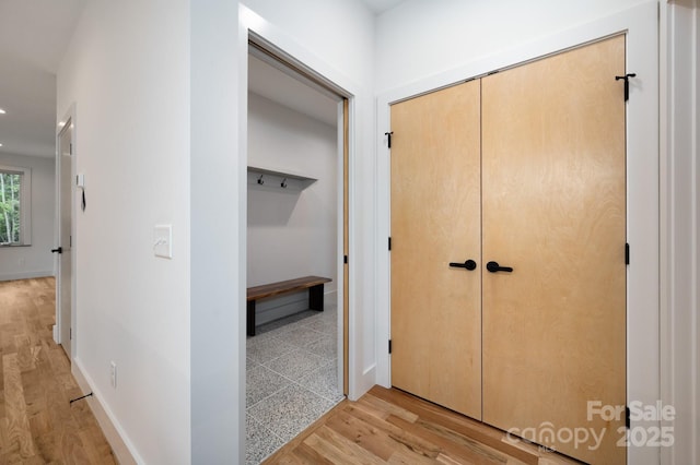 33 Windago Rd, Weaverville, NC 28787 - corridor featuring recessed lighting, light wood finished floors, and baseboards