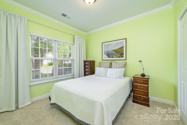13402 Mccoy Rd, Huntersville, NC 28078 - bedroom with crown molding and carpet
