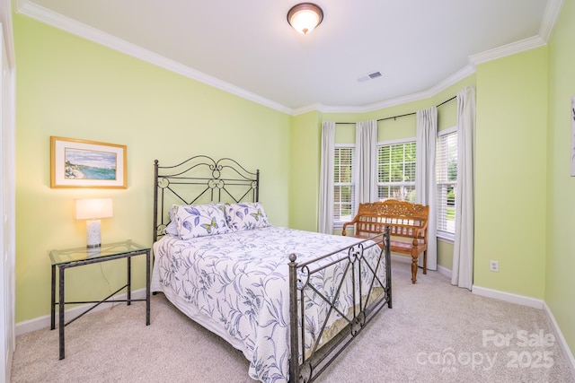 13402 Mccoy Rd, Huntersville, NC 28078 - carpeted bedroom with ornamental molding and baseboards