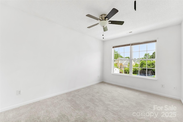 13832 Queenswater Ln, Charlotte, NC 28273 - spare room with carpet, baseboards, and a ceiling fan