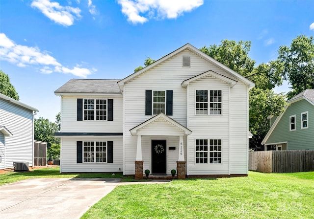 5229 Tarrywood Ln, Charlotte, NC 28205 - traditional-style home with cooling unit