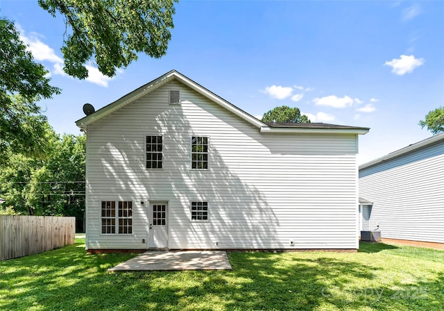 5229 Tarrywood Ln, Charlotte, NC 28205 - rear view of house featuring a patio and central air condition unit