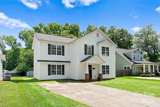 5229 Tarrywood Ln, Charlotte, NC 28205 - view of front facade featuring cooling unit