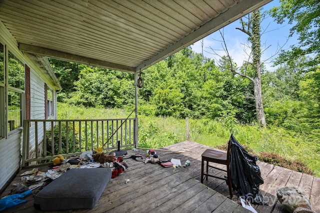 99 Bridges Cove Rd, Leicester, NC 28748 - view of deck