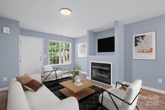 120 Alpine Ridge Dr, Asheville, NC 28803 - living room with wood finished floors and a fireplace