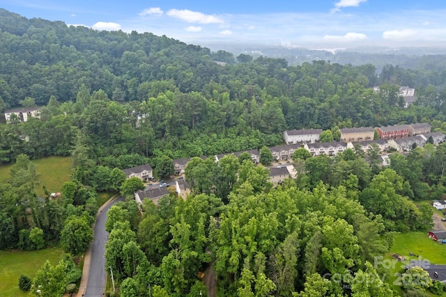 120 Alpine Ridge Dr, Asheville, NC 28803 - aerial overview of property's location featuring a heavily wooded area