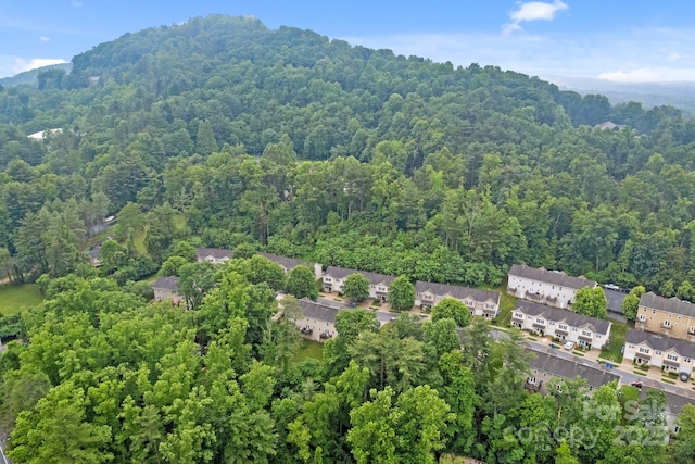 120 Alpine Ridge Dr, Asheville, NC 28803 - aerial view of property's location with nearby suburban area and a mountainous background