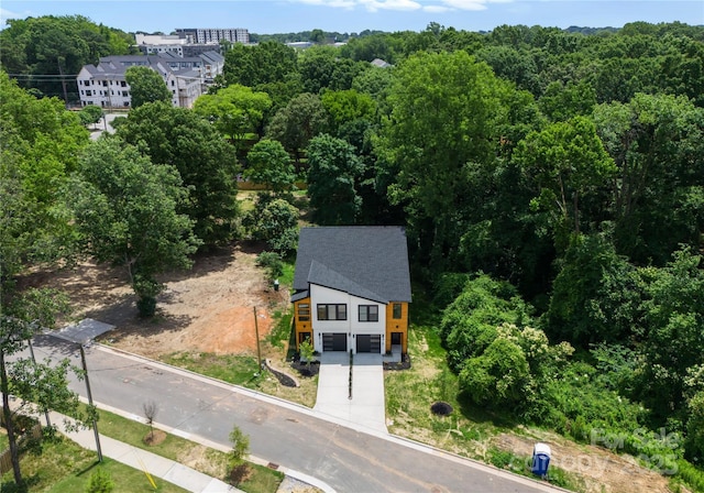 4117 Sarah Dr, Charlotte, NC 28217 - bird's eye view of a forest