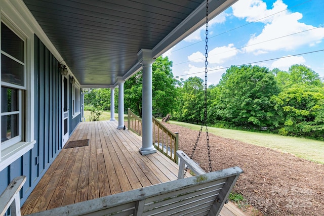 18 Gravely Branch Rd, Fletcher, NC 28732 - view of wooden porch