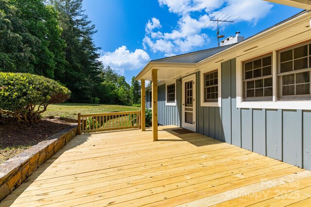 18 Gravely Branch Rd, Fletcher, NC 28732 - view of deck