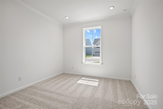12009 Grinstead Ln Unit 303, Charlotte, NC 28278 - carpeted empty room with baseboards and recessed lighting