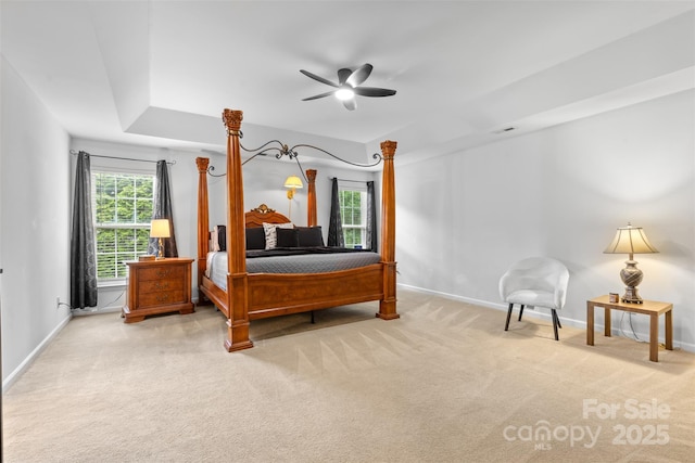3213 Strawberry Rd, Matthews, NC 28104 - bedroom with carpet flooring, baseboards, and a ceiling fan