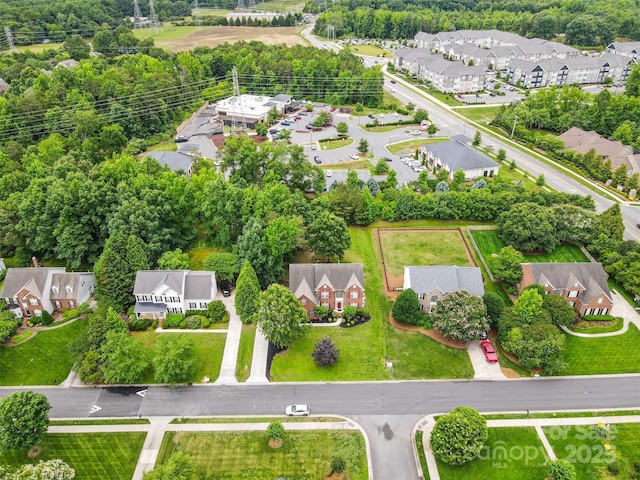 3213 Strawberry Rd, Matthews, NC 28104 - aerial perspective of suburban area