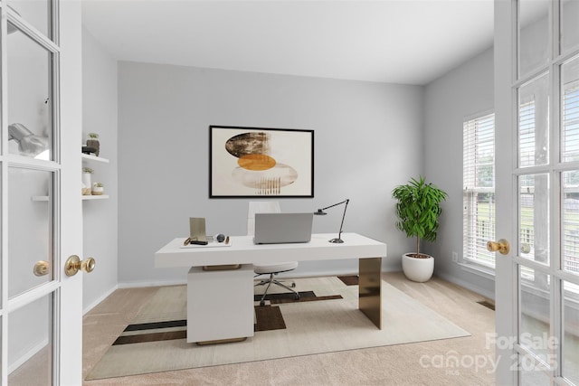 3213 Strawberry Rd, Matthews, NC 28104 - home office featuring carpet floors and baseboards