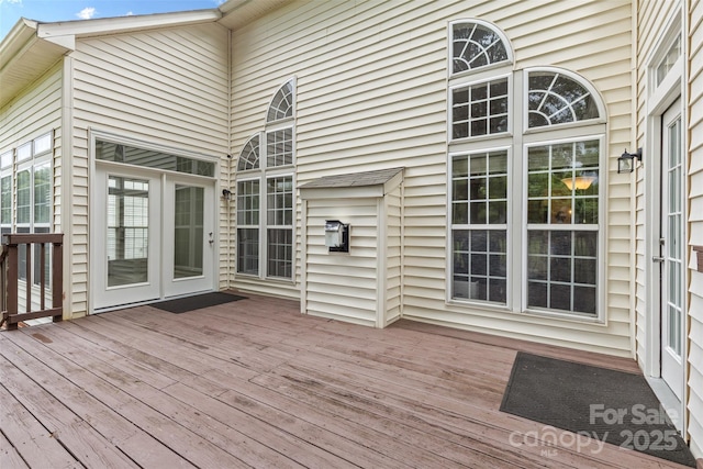 3213 Strawberry Rd, Matthews, NC 28104 - view of wooden deck