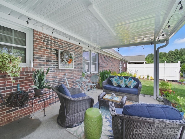1634-B Union Rd, Gastonia, NC 28054 - view of patio with an outdoor hangout area