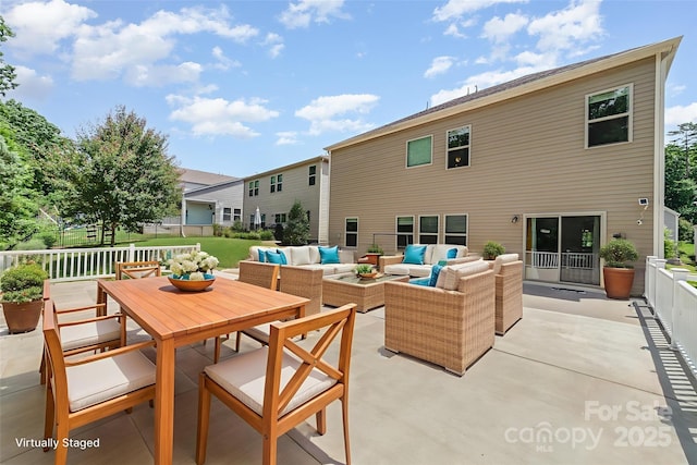 5098 Burnwald Ct, Fort Mill, SC 29715 - view of patio featuring an outdoor living space