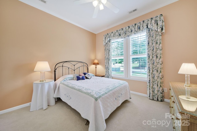964 Knob Creek Ln, Fort Mill, SC 29708 - bedroom featuring crown molding, carpet flooring, and ceiling fan