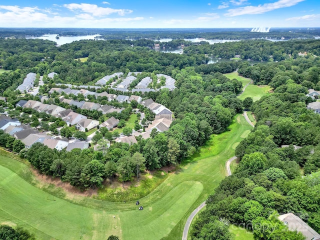 964 Knob Creek Ln, Fort Mill, SC 29708 - aerial view of property and surrounding area featuring a nearby body of water, a golf club, and nearby suburban area