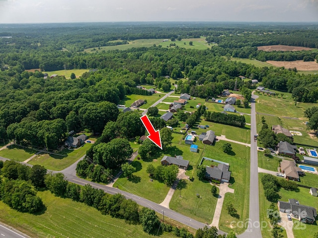 233 Reliance Rd, Kings Mountain, NC 28086 - aerial view of a heavily wooded area