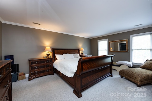 6511 Buggy Whip Ln, Waxhaw, NC 28173 - bedroom with light colored carpet and crown molding