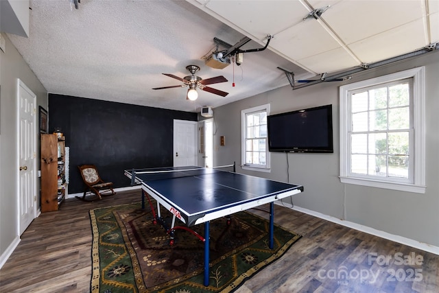 6511 Buggy Whip Ln, Waxhaw, NC 28173 - playroom featuring wood finished floors and a ceiling fan
