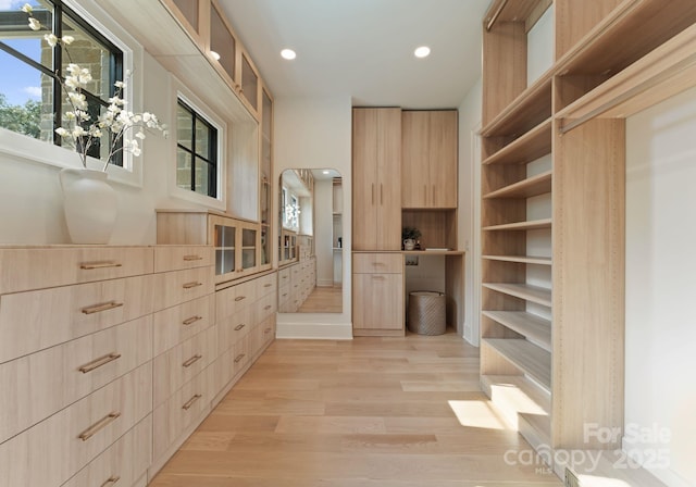 15037 June Washam Rd, Davidson, NC 28036 - walk in closet with light wood-style flooring