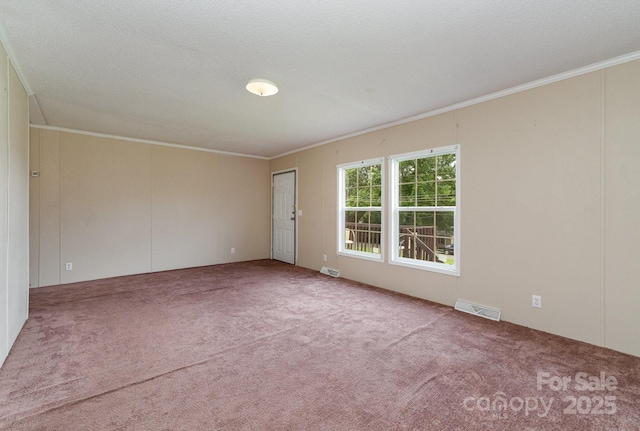 828 Carver St Unit 17-19, Shelby, NC 28152 - carpeted spare room with crown molding