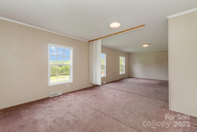 828 Carver St Unit 17-19, Shelby, NC 28152 - carpeted spare room with crown molding
